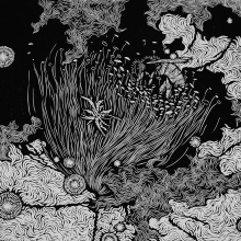 Summertime sadness I  2013 橡膠版畫、油印手工棉紙 45x45cm-大美無言藝術空間